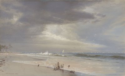 In der Nähe der Einfahrt, Atlantic City von William Trost Richards