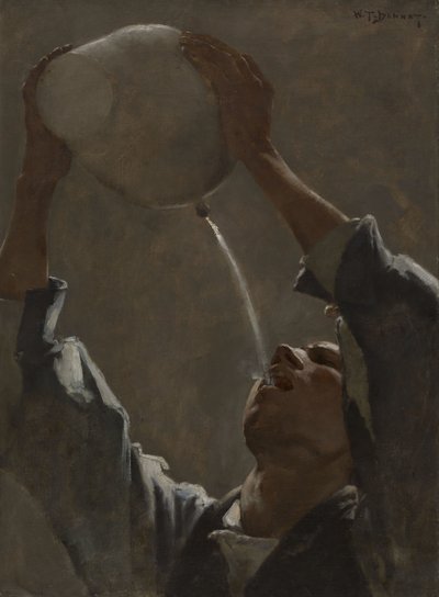 Studie für "Ein aragonischer Schmuggler", 1881 von William Turner Dannat