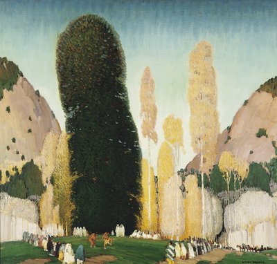 Eine Bergzeremonie, ca. 1930 von William Victor Higgins