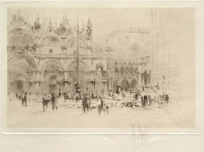 Die Piazza San Marco (Venedig Set, Nr. 2) von William Walcot