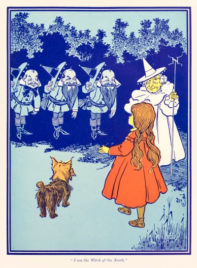 „Ich bin die Hexe des Nordens“ aus „Der Zauberer von Oz“ von L. Frank Baum von William Wallace Denslow