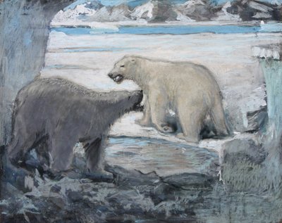 Das Balzverhalten der Bären, Grönland von William Walls