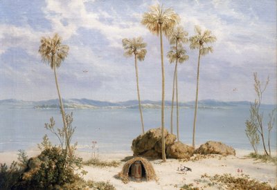 Ansicht der Edward Pellew Inselgruppe im Golf von Carpenteria (Australien), Nordterritorien, Dezember 1802, während der Expedition von Matthew Flinders (1774-1814) auf der Investigator zwischen 1801 und 1803, mit dem Ziel, die südlichen Länder zu kartieren von William Westall