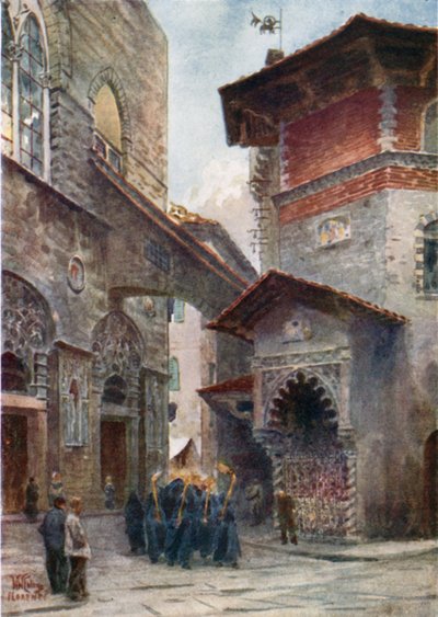 Florenz. Or S. Michele und der Palazzo dell