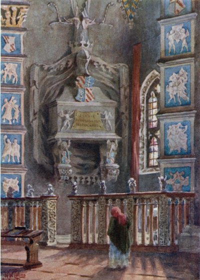 Rimini. Isottas Grab in der Kathedrale von William Wiehe Collins