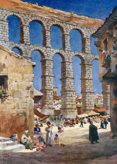 Segovia, das Aquädukt von William Wiehe Collins