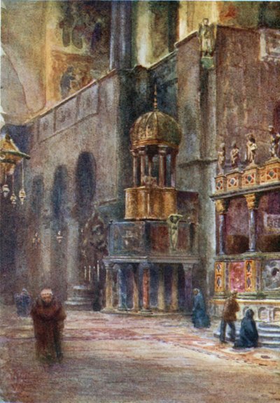 Venedig. Innenansicht, St. Markus von William Wiehe Collins