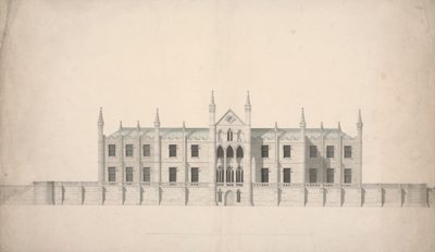 Entwurf für Cambridge Colleges von William Wilkins