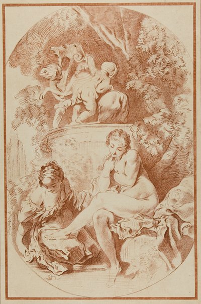 Bathseba, aus einer Sammlung von Drucken in Nachahmung von Zeichnungen von William Wynne Ryland