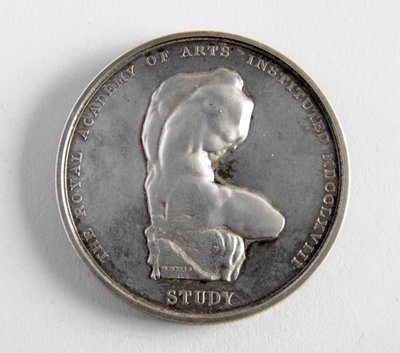 R.A. Medaille verliehen an George Frampton 10.12.1884 für das beste Modell einer Figur von William Wyon