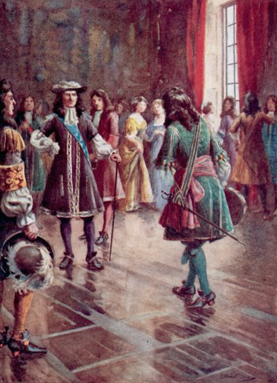König Ludwig XIV. befahl den Bau des Schlosses von Versailles von William after Rainey
