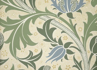 Tapetenmusterbuch, vor 1917 (Druck) von William and Company Morris
