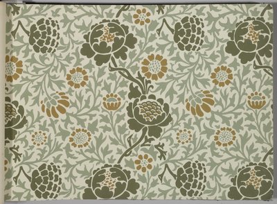 Tapetenmusterbuch, vor 1917 (Druck) von William and Company Morris