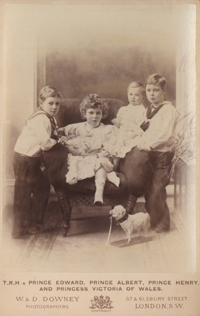 Prinz Edward, Prinz Albert, Prinz Henry und Prinzessin Victoria von Wales von William and Daniel Downey