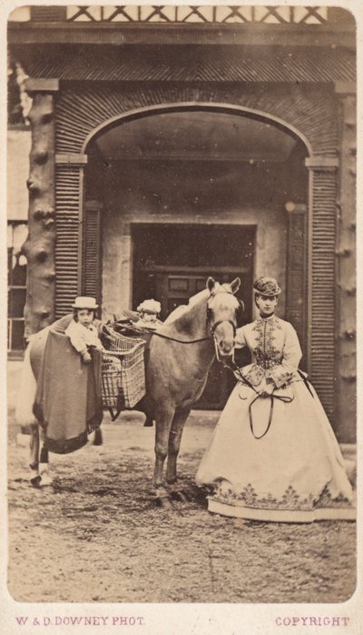 Prinzessin Alexandra mit Prinz Albert Victor und Prinz George von William and Daniel Downey