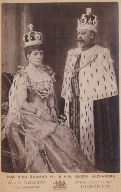 Königin Alexandra und König Edward VII von William and Daniel Downey
