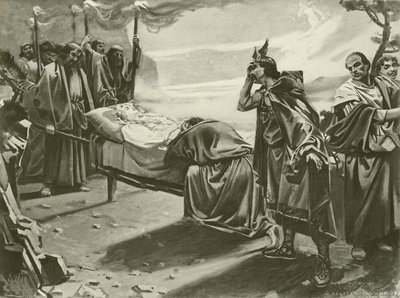 Tannhäuser, Akt III letzte Szene von William de Leftwich Dodge
