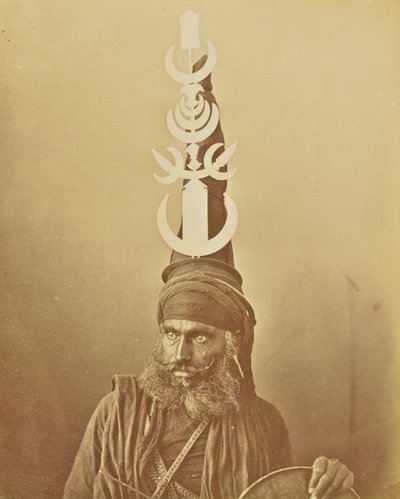 Porträt eines Nihang oder Akali von Willoughby Wallace Hooper