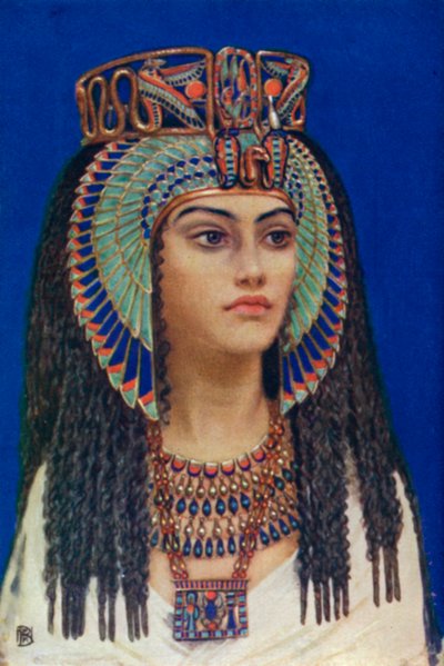 Tiy, altägyptische Königin der 18. Dynastie, 14. Jahrhundert v. Chr., 1926 von Winifred Mabel Brunton
