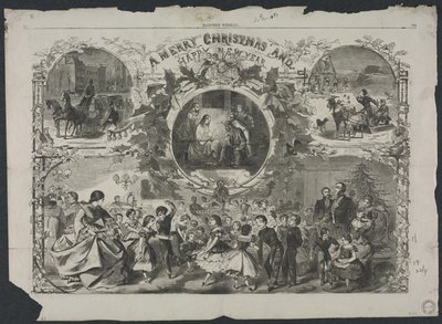 Frohe Weihnachten und ein glückliches neues Jahr von Winslow Homer