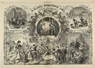 Frohe Weihnachten und ein glückliches neues Jahr von Winslow Homer