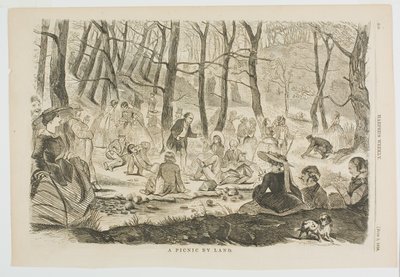 Ein Picknick zu Land von Winslow Homer