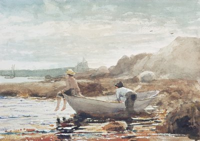 Jungen am Strand von Winslow Homer