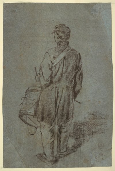 Trommler von hinten gesehen, wahrscheinlich 1864 von Winslow Homer