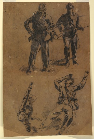 Studien von Soldaten, 1863–65 von Winslow Homer