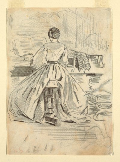 Frau am Klavier, 1862 von Winslow Homer