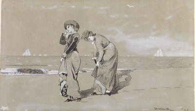 Abend am Strand von Winslow Homer