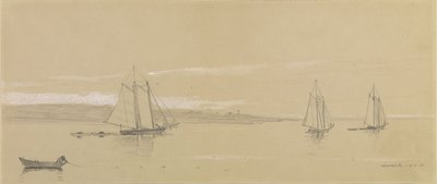 Fischereiflotte in Gloucester von Winslow Homer