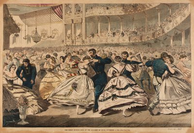 Großer russischer Ball in der Musikakademie - 5. Nov. 1863 von Winslow Homer