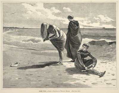 Hochwasser, aus Every Saturday: Ein illustriertes Journal für ausgewählte Lektüre, 6. August 1870 von Winslow Homer