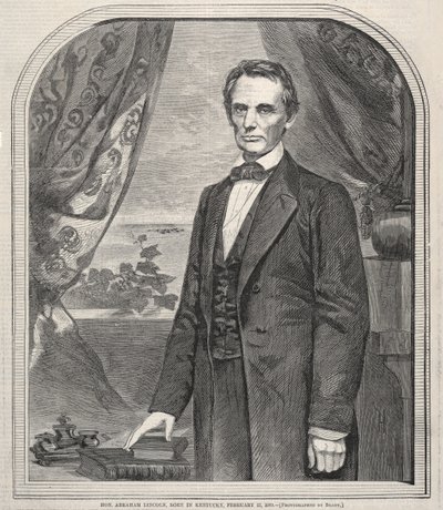 Hon. Abraham Lincoln, geboren in Kentucky, 12. Februar 1809 von Winslow Homer