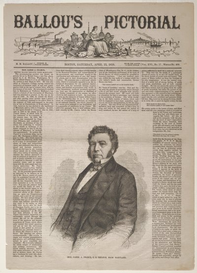 Hon. James A. Pearce, US-Senator aus Maryland von Winslow Homer
