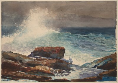 Ebbe in Scarboro, Maine von Winslow Homer