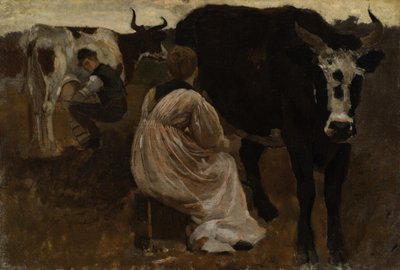 Melken von Winslow Homer
