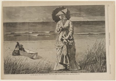Am Strand - Zwei sind Gesellschaft, drei sind keiner von Winslow Homer
