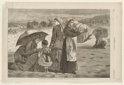 Am Strand von Long Branch - Die Kinderstunde von Winslow Homer