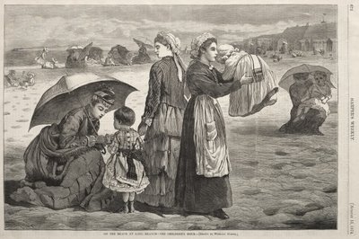 Am Strand von Long Branch - Die Kinderstunde von Winslow Homer