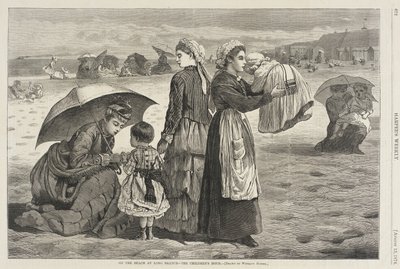 Am Strand von Long Branch - Die Kinderstunde von Winslow Homer