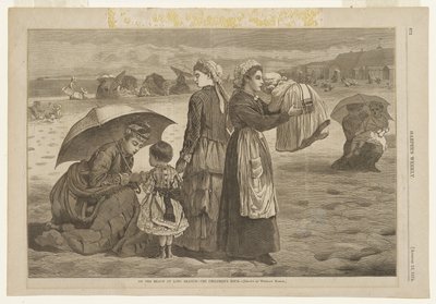 Am Strand von Long Branch - Die Kinderstunde von Winslow Homer