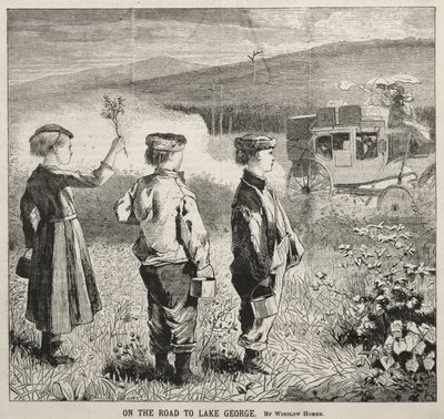 Auf dem Weg zum Lake George von Winslow Homer
