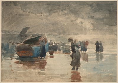 Am Strand von Winslow Homer