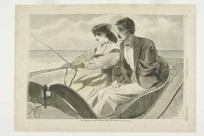 Unsere Badeorte—Der leere Ärmel in Newport von Winslow Homer