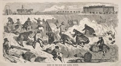 Szene auf den Back Bay Lands, Boston von Winslow Homer