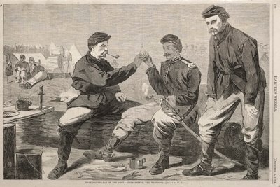 Thanksgiving Day in der Armee - Nach dem Abendessen: Der Wunschknochen von Winslow Homer