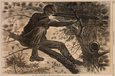 Die Armee des Potomac--Ein Scharfschütze auf Wachdienst, aus Harper