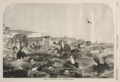 Die Bäder von Newport, 1858 von Winslow Homer
